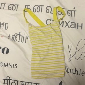 Lululemon striped tank top, Small mark on the back (attached picture).